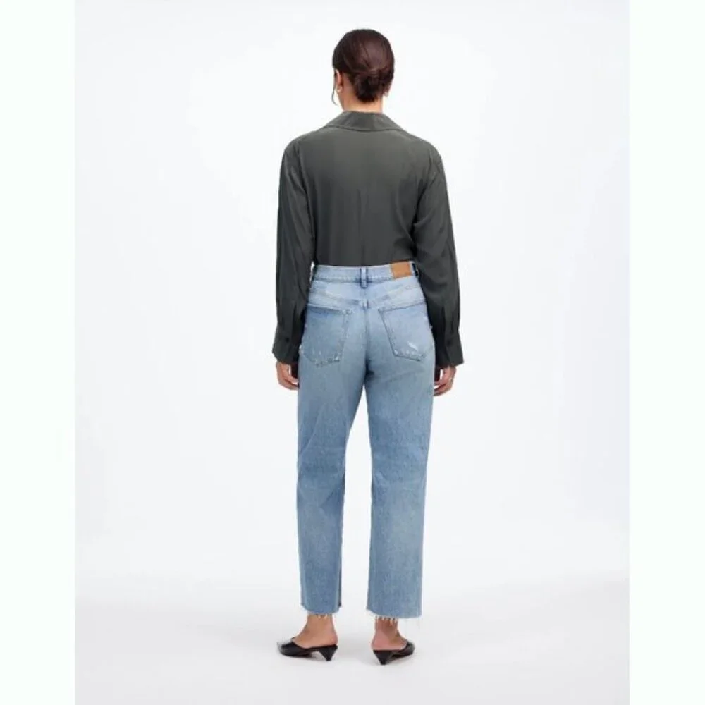 NWOT The Perfect Vintage Wide-Leg Crop Jean - Picture 5 of 6